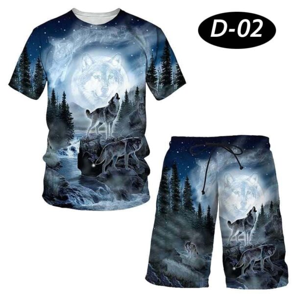 Zayra D-02 Premium Quality 2-Pcs 3D Printed Summer Suit.