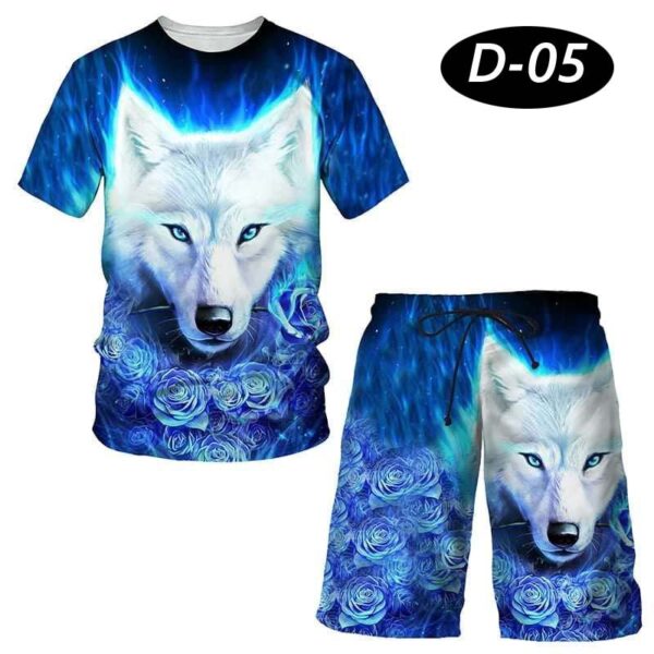 Zayra D-05 Premium Quality 2-Pcs 3D Printed Summer Suit.