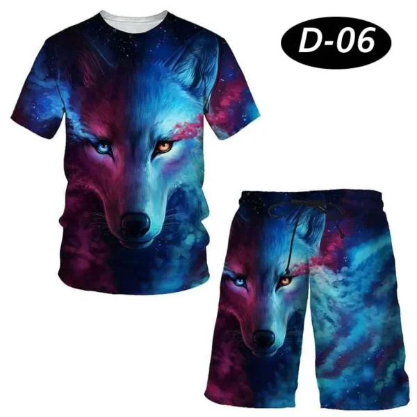 Zayra D-06 Premium Quality 2-Pcs 3D Printed Summer Suit.