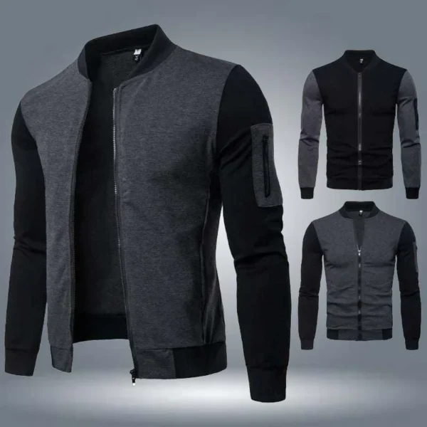 Zayra Sleeves Zipper Style Winter Jacket.