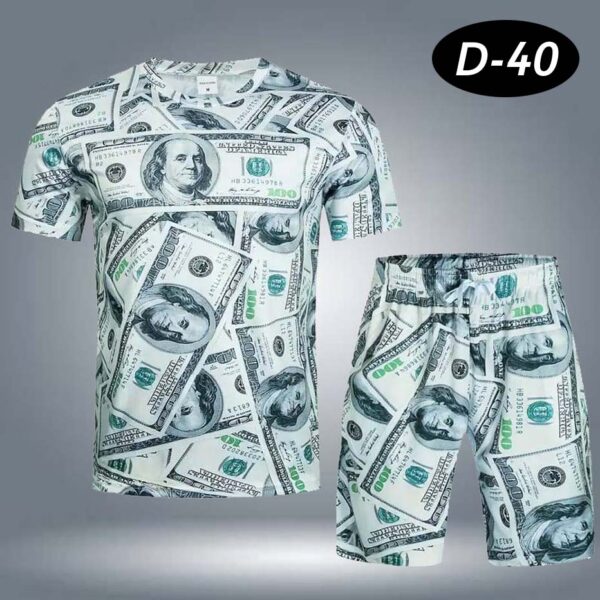 Zayra D-40 Premium Quality 2-Pcs 3D Printed Summer Suit.