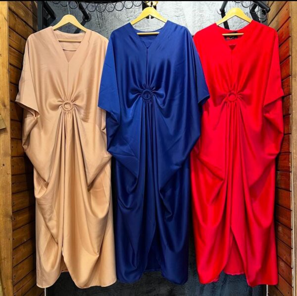 Zayra Turkish Long Silk Kaftan .