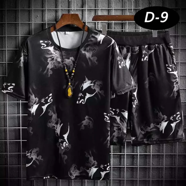 Zayra D-09 Premium Quality 2-Pcs 3D Printed Summer Suit.