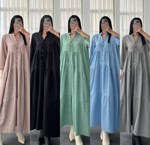 Zayra Turkish Long Flair Maxi