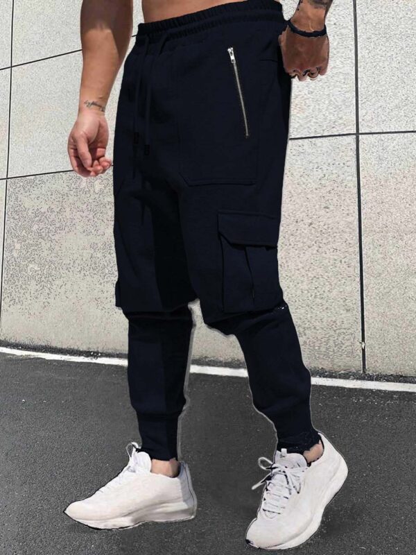 Zayra Cargo Style Zipper Pocket's Summer Trouser.