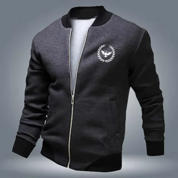 Zayra Eagle Printed Cross Border Winter Zipper Jacket.