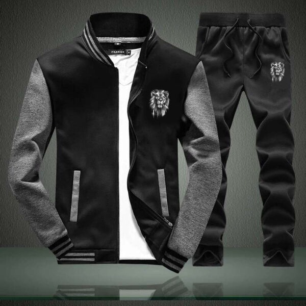 Zayra Sale RL Baseball Style 2-Pcs Winter Tracksuit D-4