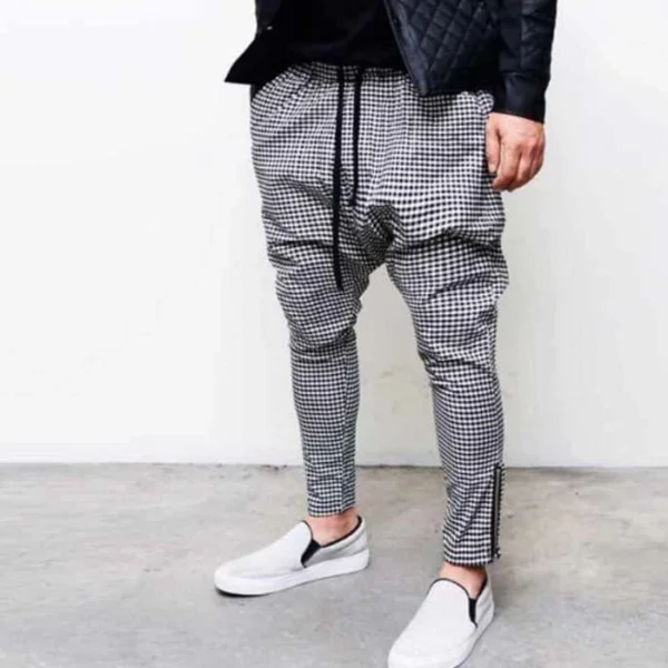 Zayra Dot Printed Drop Zip Style Summer SweatPant.